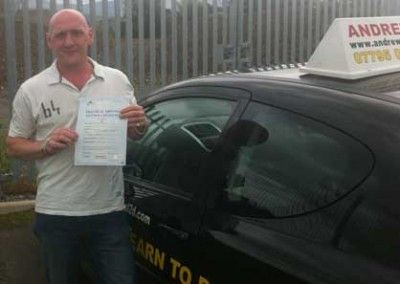Rob passed after Llandudno Driving Lessons