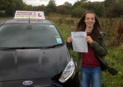 Kelsey from Llandudno Junction had a first time driving test pass today