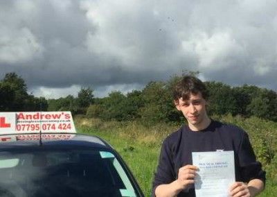 Driving Lessons in Colwyn bay and passed driving test in Bangor