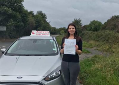 North Wales Driving test pass