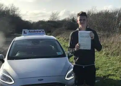 Jack Leach driving test pass photo
