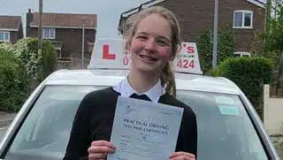 Ste from LLandudno Junction after passing his driving test.