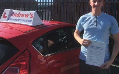 Callum passed first time in Rhyl