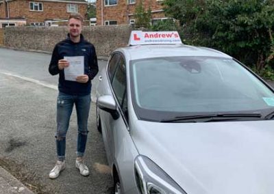 James passed his test after intensive course