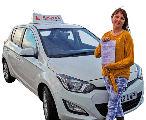 Maria is qualified as a driving instructor 