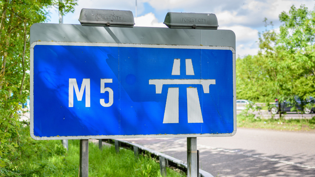 Start of Motorway sign