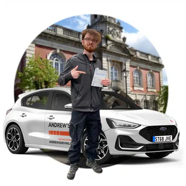 a new driver after passing the driving test