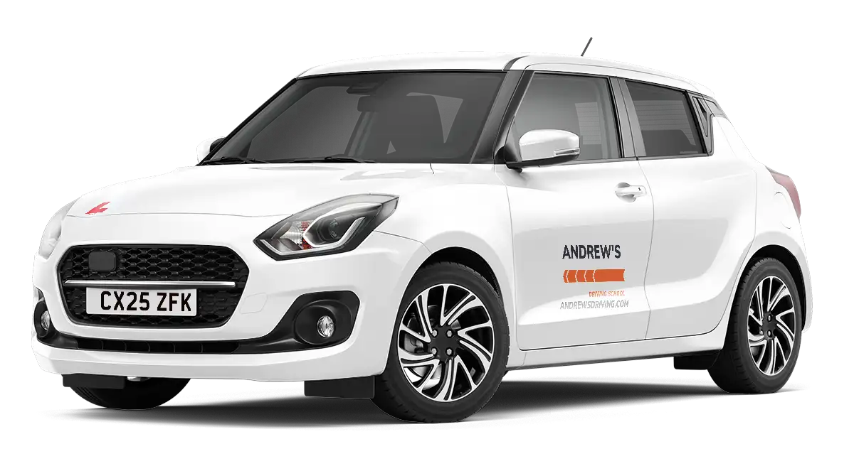 Driving School Franchisee Car White driving school car for Franchisee's