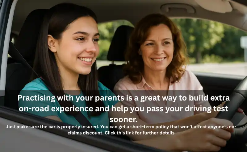 Learning to drive with parents