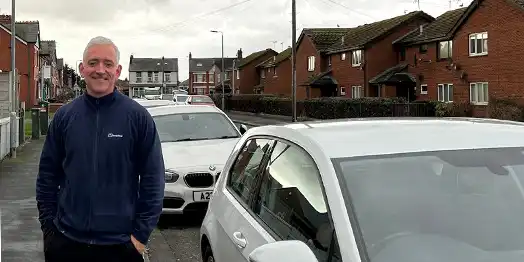 A newly Qualified ADI at Rhyl Driving Test Centre