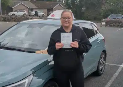A happy passed learner in Rhyl