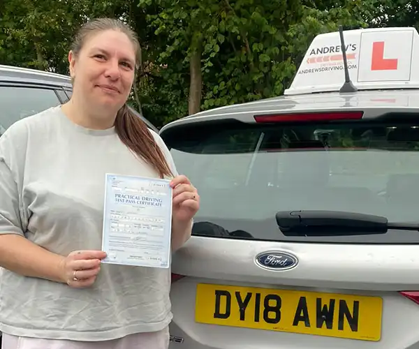 Kirsty Watson at Wrexham Driving Test Centre