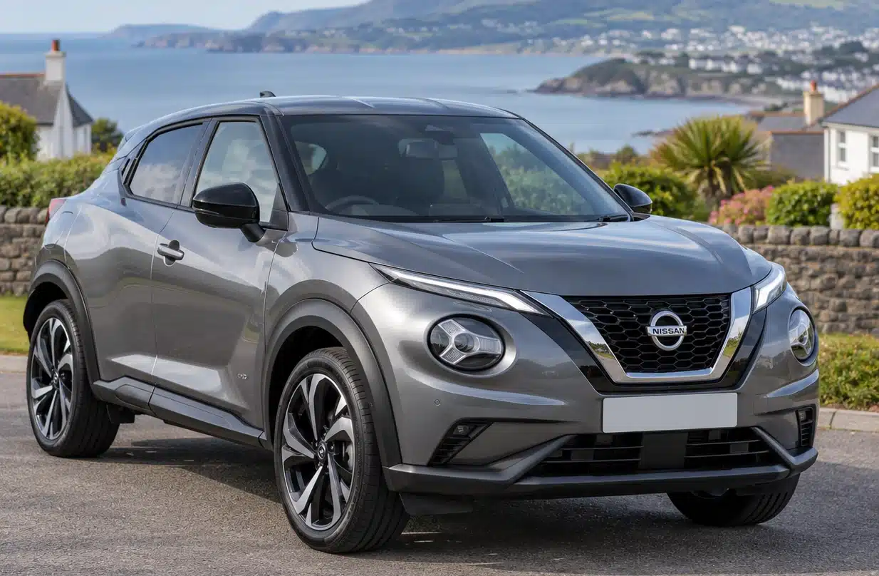 Grey Nissan Juke for automatic driving lessons with Zaide Qamar in Rhyl and Prestatyn